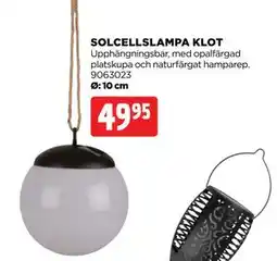 Jem&Fix SOLCELLSLAMPA KLOT erbjuda