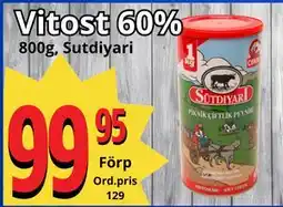Supergrossen Vitost 60% erbjuda