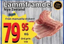 Supergrossen Lammframdel erbjuda