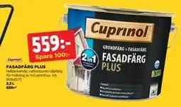 Jem&Fix FASADFÄRG PLUS erbjuda