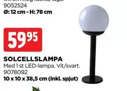 Jem&Fix SOLCELLSLAMPA erbjuda