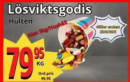 Supergrossen Lösviktsgodis erbjuda