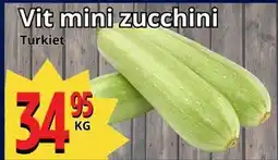 Supergrossen Vit mini zucchini erbjuda