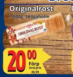 Supergrossen Originalrost erbjuda