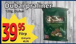Supergrossen Dubai praliner erbjuda