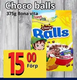 Supergrossen Choco balls erbjuda