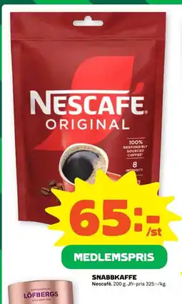 Coop NESCAFE Snabbkaffe erbjuda