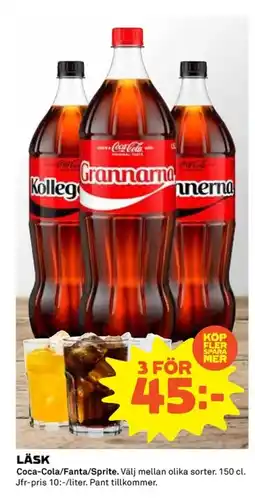 Coop Läsk erbjuda