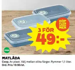 Coop Matlåda erbjuda