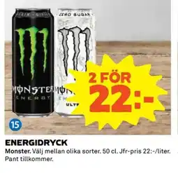 Coop MONSTER Energidryck erbjuda