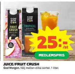 Coop GOD MORGON Juice/fruit crush erbjuda