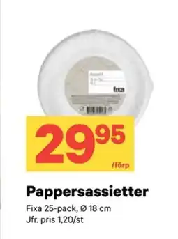 City Gross FIXA Pappersassietter erbjuda