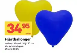 City Gross Hjärtballonger erbjuda