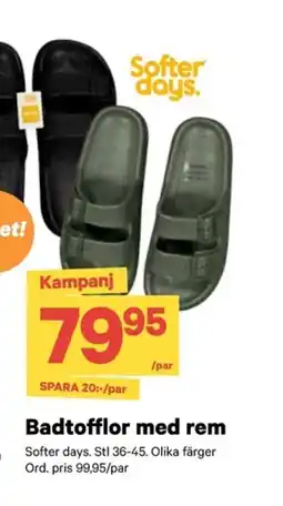 City Gross Badtofflor med rem erbjuda