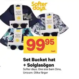 City Gross SOFTER DAYS Set bucket hat + solglasögon erbjuda