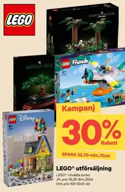 City Gross LEGO Utförsäljning erbjuda