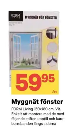 City Gross FORM Myggnät fönster erbjuda