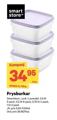City Gross SMARTSTORE Frysburkar erbjuda