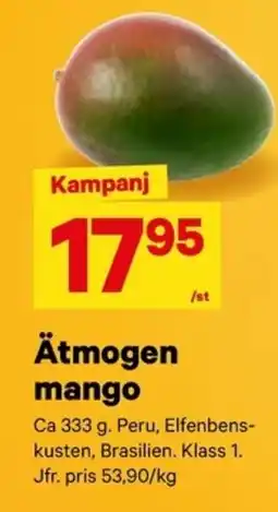 City Gross Ätmogen mango erbjuda