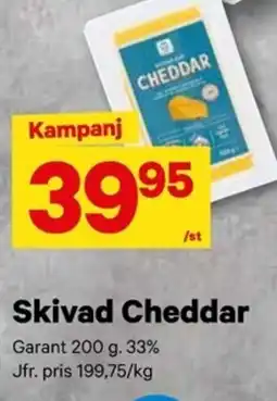City Gross GARANT Skivad cheddar erbjuda