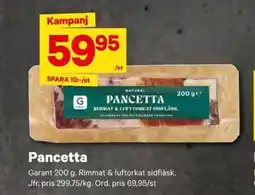 City Gross GARANT Pancetta erbjuda