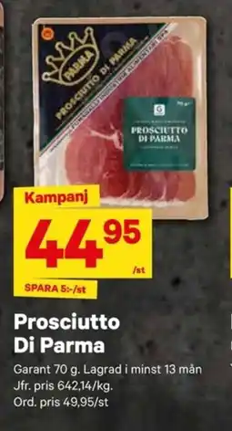 City Gross GARANT Prosciutto di parma erbjuda