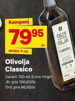 City Gross GARANT Olivolja classico erbjuda