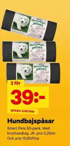 City Gross Hundbajspåsar erbjuda