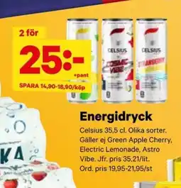 City Gross CELSIUS Energidryck erbjuda