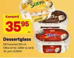 City Gross Dessertglass erbjuda