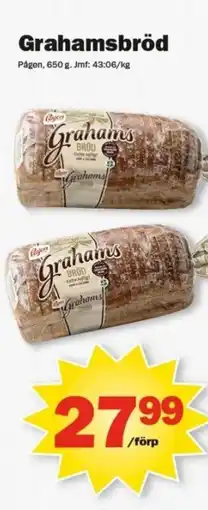 Pekås PAGEN Grahamsbröd erbjuda