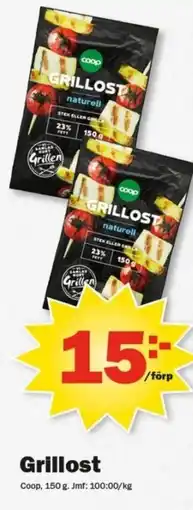 Pekås COOP Grillost erbjuda