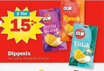 Pekås OLW Dippmix erbjuda