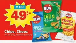 Pekås OLW Chips, cheez erbjuda