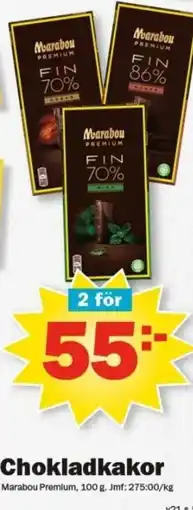Pekås MARABOU Chokladkakor erbjuda
