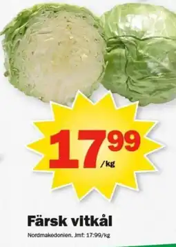 Pekås Färsk vitkål erbjuda