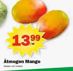 Pekås Ätmogen mango erbjuda
