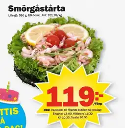 Pekås Smörgåstårta erbjuda