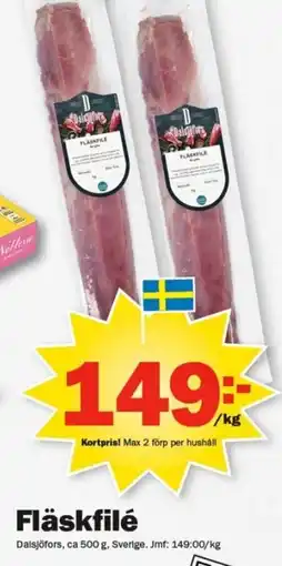 Pekås Fläskfilé erbjuda
