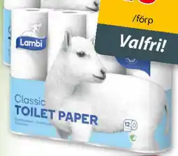 Extra Mjällby Stormarknad LAMBI Toapapper erbjuda