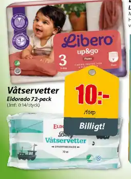 Extra Mjällby Stormarknad ELDORADO Våtservetter erbjuda