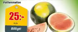 Extra Mjällby Stormarknad Vattenmelon erbjuda