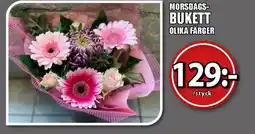 Extra Mjällby Stormarknad Morsdags- bukett olika färger erbjuda