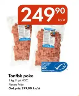 Snabbgross Tonfisk poke erbjuda
