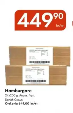 Snabbgross Hamburgare erbjuda