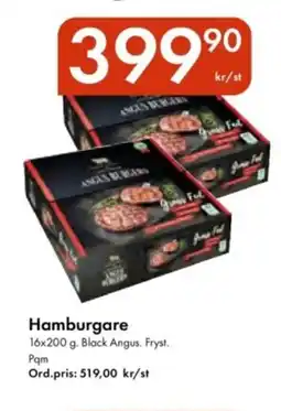 Snabbgross Hamburgare erbjuda