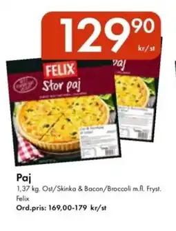 Snabbgross FELIX Paj erbjuda