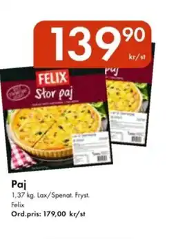 Snabbgross FELIX Paj erbjuda