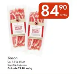 Snabbgross Bacon erbjuda
