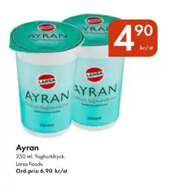Snabbgross LARSA Ayran erbjuda